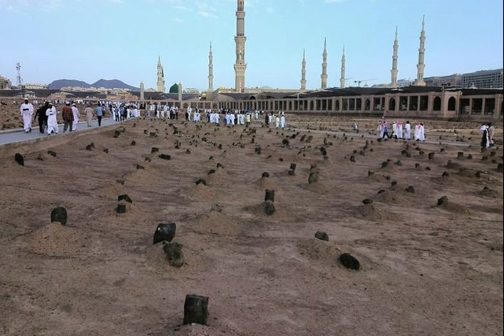 فیلم دیده نشده از قبرستان بقیع ۵۷ سال پیش